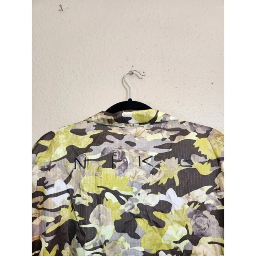 Nike Womens Multicolor Camouflage Sportwear Woven Full Zip Track Jacket Size 3X‎